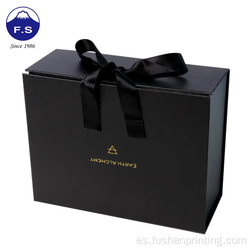 Logotipo personalizado Golden Foil Matt Finish Box plegado